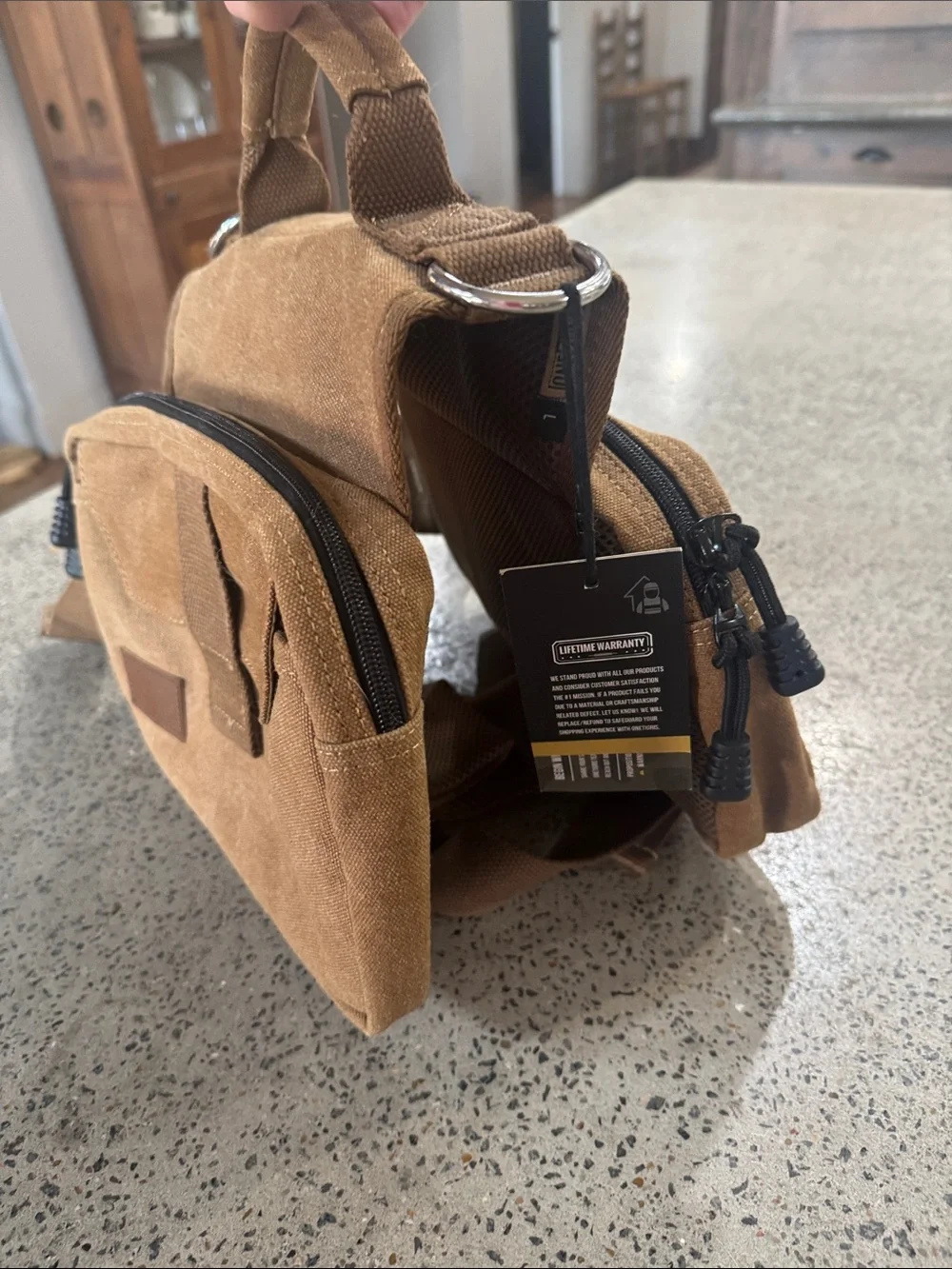 NWT OneTigris Canvas Dog Harness/Utility Backpack for medium to large dog